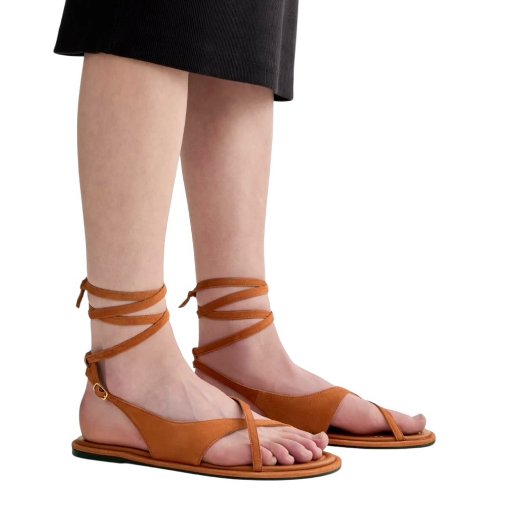 Everlane The Leather Crisscross Sandal
